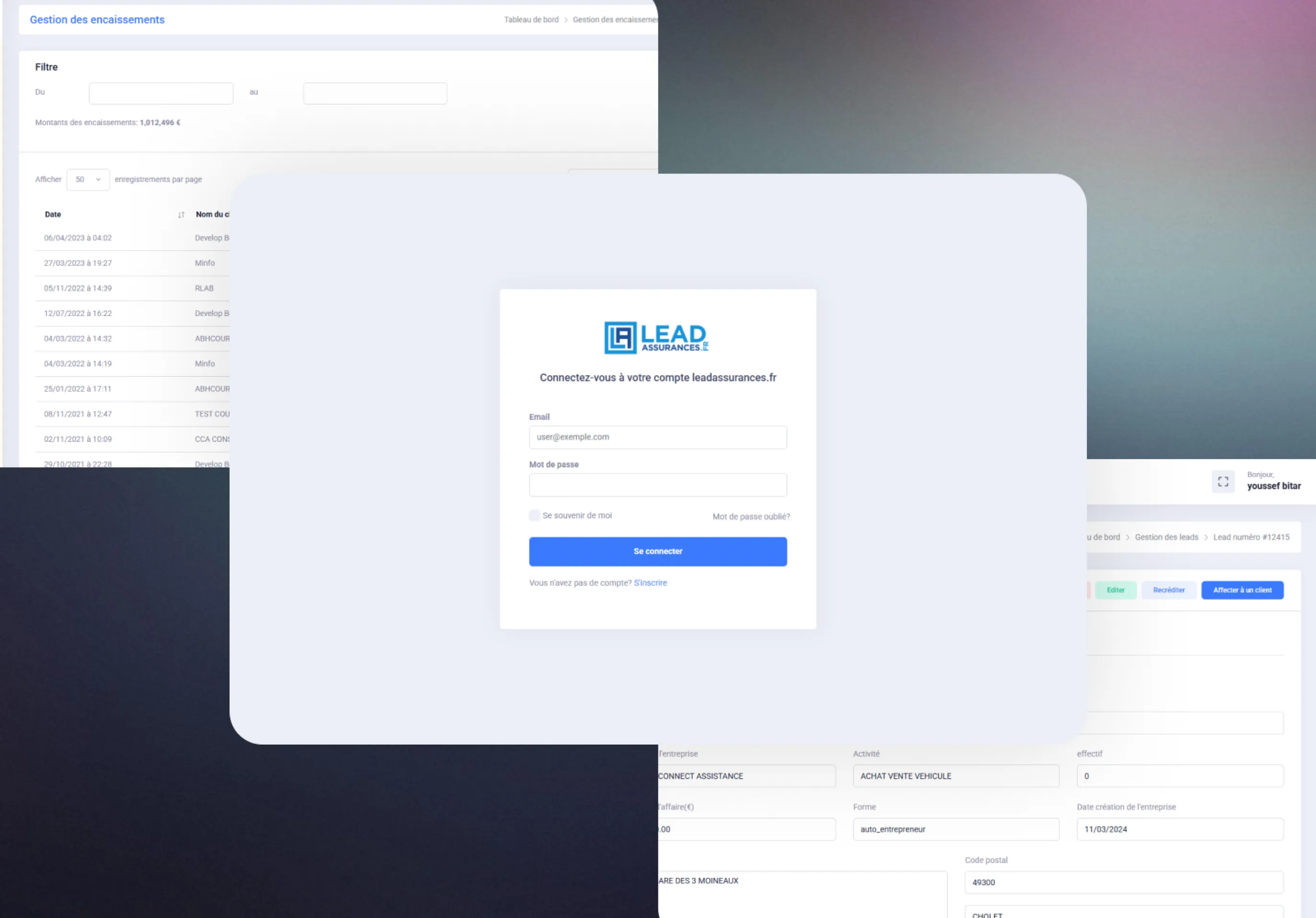 Lead Management System preview